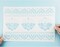 8-Piece Flower Border Mandala Stencil Set (8.3"x11.8") – Reusable Mylar Templates for Painting on Wood, Canvas, Paper & DIY Crafts